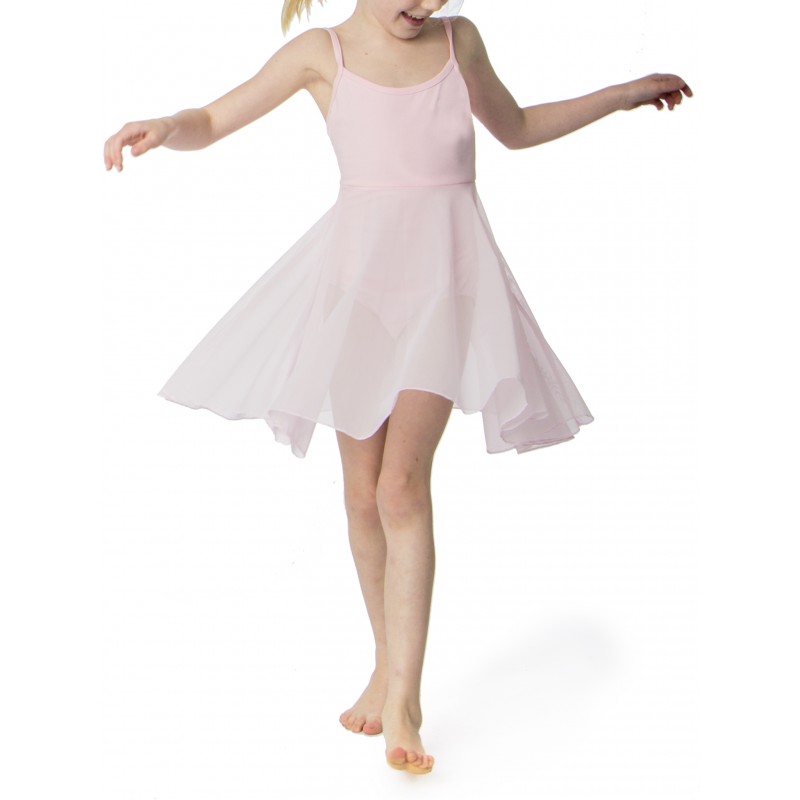 Aas Victor blootstelling Girls leotard with skirt in stretch mesh; 92% cotton / 8% elasthan.